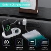 Nasitip 62" L-Shaped Gaming Desk with Monitor Stand, LED Lights & Power Outlets, Home Office Computer Desk with Storage - 4 of 4