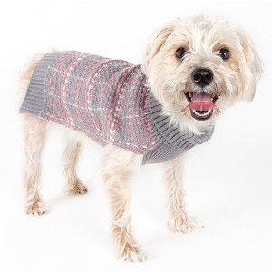 Pet Life (R) Vintage Symphony Static Fashion Knitted Dog Sweater - 1 of 3