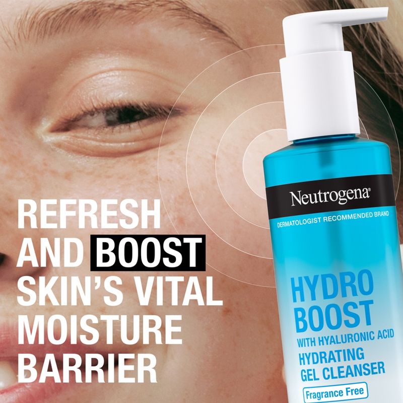 Neutrogena Hydro Boost Fragrance Free Hydrating Cleansing Gel, 5 of 15
