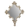 Wooakway 29.9"H 2-Piece Vintage Wood Accent Mirrors Antique Wall Mirrors for Living Room Entryway Bedroom - 2 of 4
