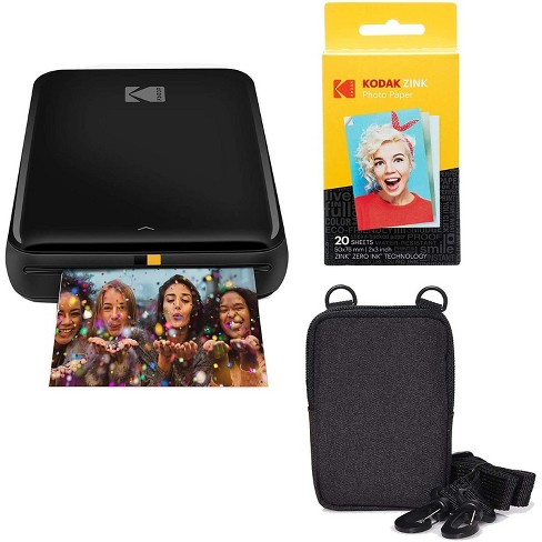  KODAK Step Slim Instant Mobile Color Photo Printer – Wirelessly  Print 2x3” Photos on Zink Paper with iOS & Android Devices, White :  Electronics