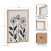 Kate & Laurel All Things Decor 12"x16" Gallery Simple Modern Linocut Botanicals Print by The Creative Bunch Studio Natural - 3 of 4