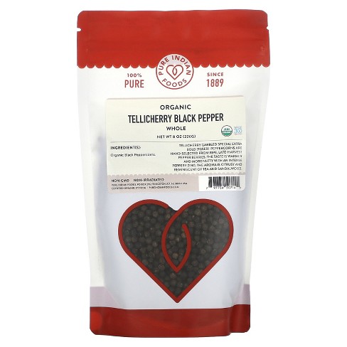 The Organic Pantry - USDA Organic Whole Black Tellicherry