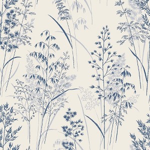 NEXT Leaf Sprigs Blue Wallpaper - 1 of 4