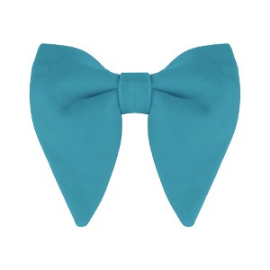 Allegra K Men's Pre-tied Solid Color Formal Party Prom Velvet Bow Ties One Size - 1 of 4
