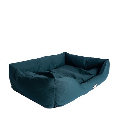 Large Laurel Green Canvas Pet Bed with Waterproof Lining