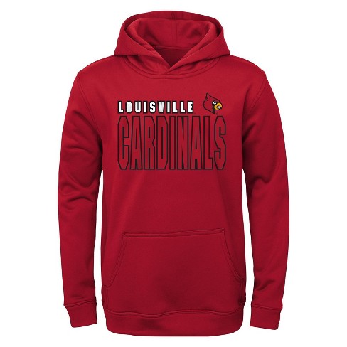 NCAA Louisville Cardinals Boys' Poly Scuba Hoodie - XS
