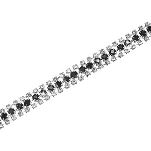 Unique Bargains Durable Rhinestone Chain Multipurpose Use Beaded Trim 1 Pc - 1 of 4