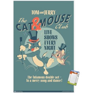 Trends International Tom And Jerry - Cat And Mouse Club Unframed Wall Poster Prints - 1 of 4