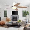 Wanze of Ocean 52 in. 5-Blade Indoor Flush Mount Ceiling Fan with APP Remote Control and Light, 3-Color Dimmable, DC Motor, Two Blade Colors - 3 of 4