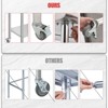 Stainless Steel Prep Table 48x24 Inch, NSF Certified Kitchen Work Table with Adjustable Undershelf, Heavy Duty & Rustproof for Restaurants, Bakeries - 4 of 4