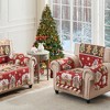 Greenland Home Fashions 2404EFPA Gingerbread Lane Arm Chair Furniture Protector, 81x81Inch - 4 of 4