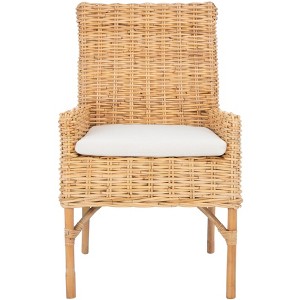 Nancy Rattan Accent Chair W/ Cushion - ACH6518 - Safavieh - 1 of 4