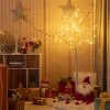 White 5FT LED Birch Tree - Lifelike Bark 72 Lights Flexible Branches 7.2ft Cord for Christmas - 2 of 4