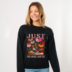 Just One More Chapter Books - Women's Graphic Sweatshirt - 1 of 4
