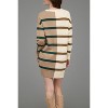 August Sky Women's Stripe Colorblock Long Sleeve Mini Sweater Dress - image 2 of 4