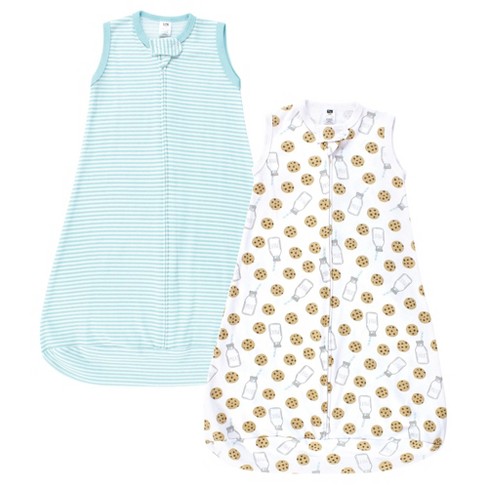 Hudson Baby Cotton Long sleeve Wearable Sleeping Bag Sack Blanket Mint Milk Cookies Sleeveless Target