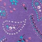 petal purple floral paisley
