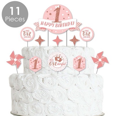 Cake Toppers First Birthday Party Ideas Target