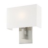 Livex Lighting Hayworth 1 - Light Wall Light in  Brushed Nickel - 4 of 4