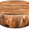 Royal Hampton Mango Wood Coffee Table In Round Shape - 3 of 4
