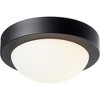 Quorum Lighting Contempo 1 - Light Flush Mount in  Noir - 2 of 2