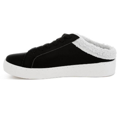 Женские кроссовки London Rag Womens Moxie Fur Collar Slip On Sneakers 8 — фото 4