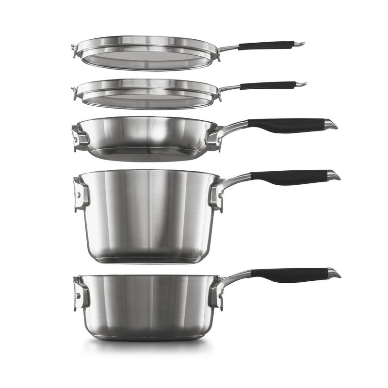 Select by Calphalon 10pc Stainless Steel Space Saving Set, 3 of 7