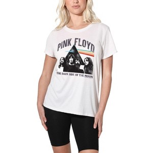 Women's Pink Floyd Dark Side Of The Moon Portrait Loose T-Shirt - 1 of 4