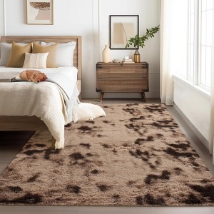 Fluffy Rug Feet Extra Large Plush Shaggy Rugs for Living Room - 1 of 4