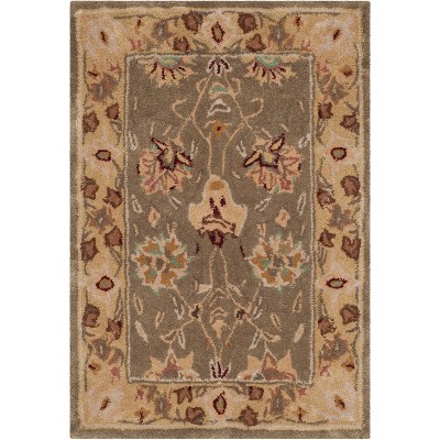 Total Performance Tlp712 Hand Hooked Area Rug - Copper/moss - 8' Round -  Safavieh : Target