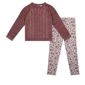 Nicole Miller Toddler Girls 2 Piece Sweater Set - 1 of 2