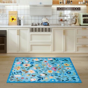Maxax Nature Voja Non-Slip Machine Washable Colorful Modern Area Rug For Living Room, Hallway Runner, Entryway Rug - 1 of 3