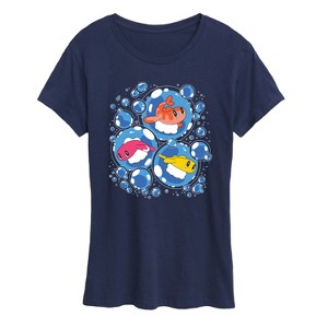 Women's - Pokémon - Tatsugiri Bubbles Short Sleeve Graphic T-Shirt - 1 of 3