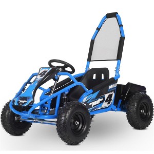 MotoTec Mud Monster Kids Electric 48v 1000w Go Kart Full Suspension Red - 1 of 4