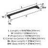 Amerock Merced Pull for Cabinets, Drawers, and Furniture - 4 of 4