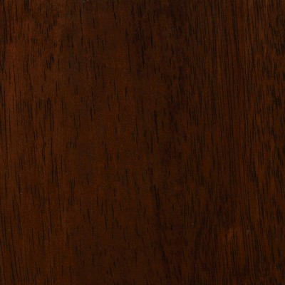 Cappuccino Finish 24" Square Rush Backless Swivel Wood Stool