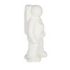 Sagebrook Home 12" Ceramic Astronaut Statuette - Contemporary White Space Themed Figurine - Astronaut Statue for Home or Office Table Decor - Space - 2 of 4