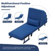 Aukfa 26'' Sleeper Sofa - 4-in-1 Convertible Chair Bed with 5-Position Adjustable Backrest for Small Spaces - 2 of 4
