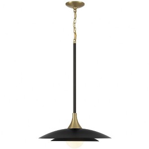 Eurofase Lighting Welsh 1 - Light Pendant in  Black - 1 of 3