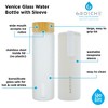 Grosche Venice Eco-friendly Glass Water Bottle With Bamboo Lid & Protective  Sleeve : Target