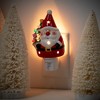 6"H Sullivans Christmas Jolly Santa Nightlight  Multicolor - 3 of 4
