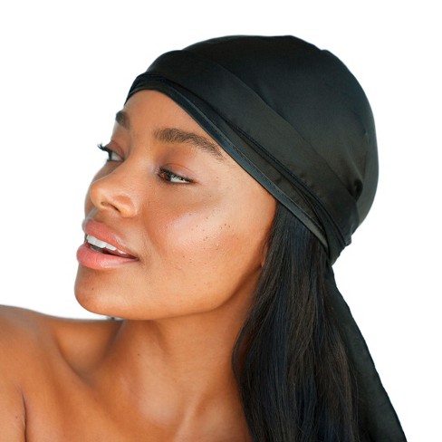 Silky Satin Nightly Hair Bonnet to Help Reduce Breakage, Tangles