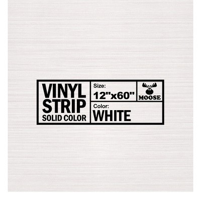 PVC Vinyl Patch Strip for Inflatable Bounce House Repair Commercial Grade,  White, 12 x 60