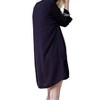 Women's Floral Embroidered Shift Dress - KORI - 3 of 4