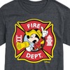 Men's - Disney - Mickey Mouse Fire Department Badge Short Sleeve Graphic T-Shirt - 2 of 4