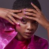 LOVELAY CREATIONS 30 Dark Pink Press-On Nails - 2 of 4
