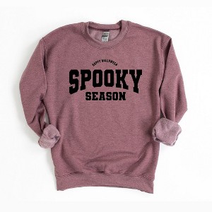 Simply Sage Market Women's Graphic Sweatshirt Varsity Spooky Season - 1 of 2