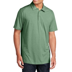 Mafoose Men's Ultra Comfortable Short Sleeve PosiCharge Tri-Blend Moisture-Wicking Polo T-shirt - 1 of 4