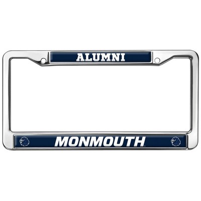 Monmouth University Alumni Logo Full Size Standard License Plate Metal Frame